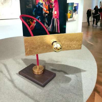 Decorative objects - Movement. Table lamp gold leaf - ATELIER DE MR C