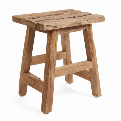 Tabourets - Le Tabouret Yoke - Naturel - L - BAZAR BIZAR - COASTAL LIVING