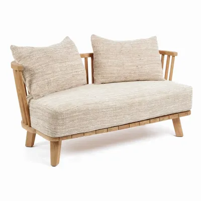 Sofas - The Malawi Two Seater - Natural Beige - BAZAR BIZAR LIVING