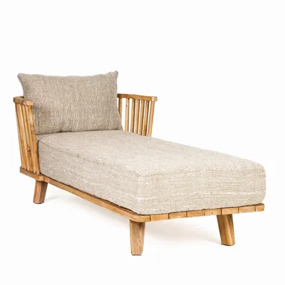Lounge chairs - Malawi Day Bed - Natural Beige - BAZAR BIZAR - COASTAL LIVING