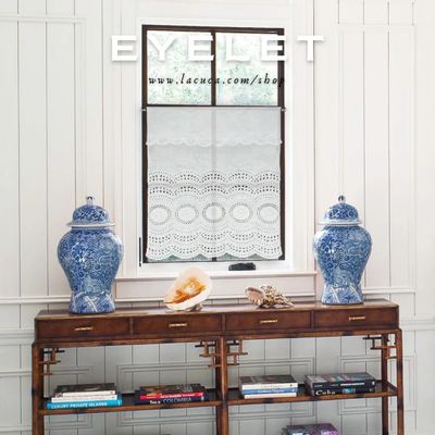 Curtains and window coverings - CURTAINS AND WIND BREEZE EYELET - LA CUCA