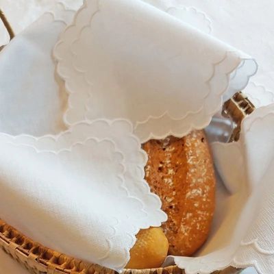 Table mat - Linen fabric bread basket - LA CUCA