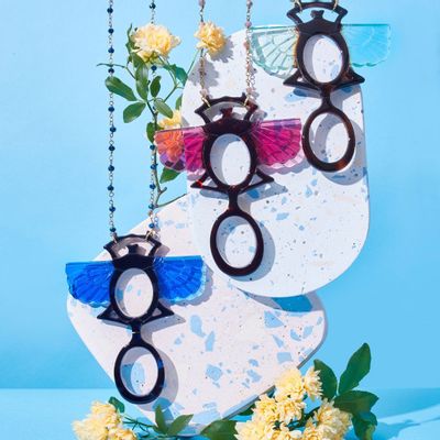 Jewelry - Glasses-Necklace Egyptian Beetle - FLIPPAN' LOOK