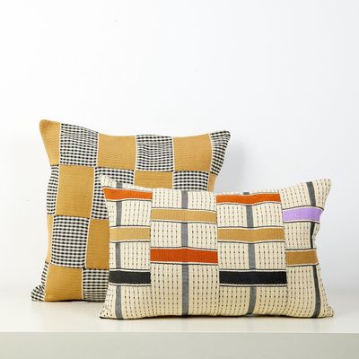 Fabric cushions - Cushion TO + FRO - GOLDEN EDITIONS