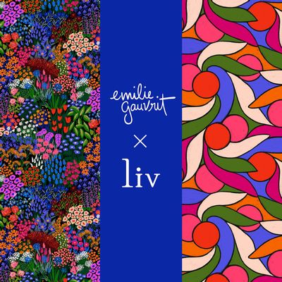 Design textile et surface - Motifs colorés et singuliers - EMILIE GAUVRIT - LIV DESIGN