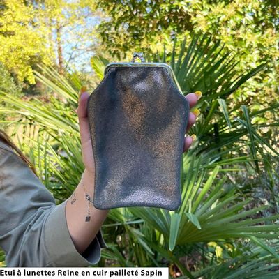 Petite maroquinerie - Etui à Lunettes Reine - LA CARTABLIÈRE