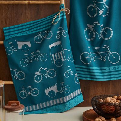 Tea towel - In the saddle - Coucke tea towel (bike theme) - COUCKE