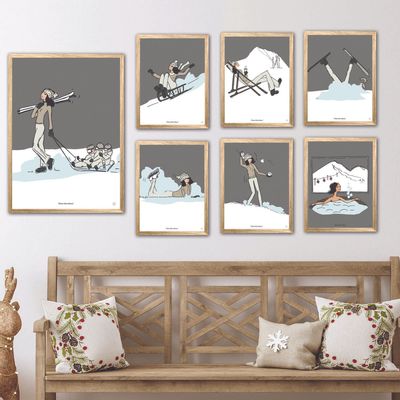 Affiches - Collection Montagne - L'HEURE MERVEILLEUSE