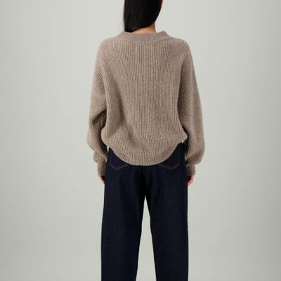 Prêt-à-porter - 100% Yak, Le Pull torsade "Suljees" - TERGEL -YAKSHMERE