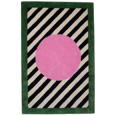 Tapis design - Tapis Pink Sfera en Laine Tufté - COLORTHERAPIS