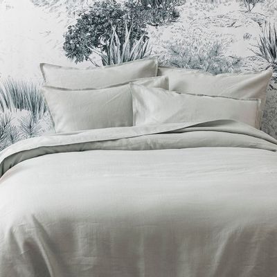 Bed linens - Nouvelle Vague Eau - Linen Duvet Set - ALEXANDRE TURPAULT
