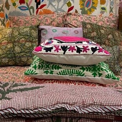 Coussins textile - HOUSSE DE COUSSIN SUZANI - CURIOSITY LAB