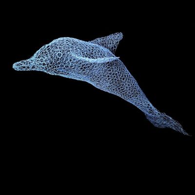 Unique pieces - Underwater migration - fish - ODILE MOULIN SCULPTURES