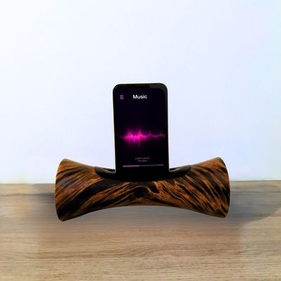 Speakers and radios - Mango wood speaker\” magnifying glass - COCOONME