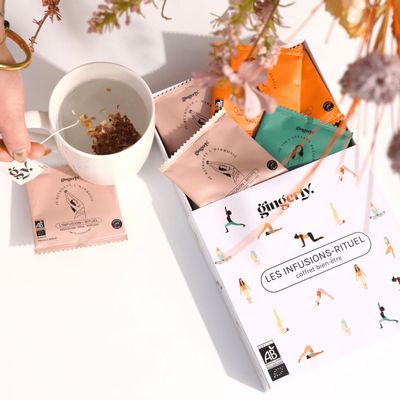 Scents - Wellness Box - 15 tea bags of Ritual-infusion - GINGERLY, RITUAL-INFUSIONS
