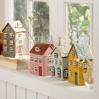 Decorative objects - Ceramic houses for tealight - IB LAURSEN