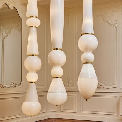 Hanging lights - Totem chandeliers - GALERIE GLUSTIN