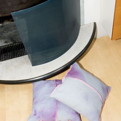 Fabric cushions - Cushion made of Discarded Textiles - JUSLIN MAUNULA