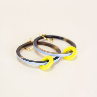 Jewelry - Large and small lacquered hoop earrings  - L INDOCHINEUR X RIVÊT