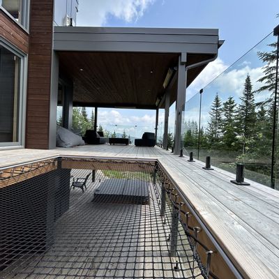 Benches for hospitalities & contracts - Sunbed Deck Net - LOFTNETS