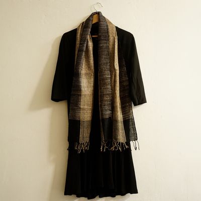 Foulards et écharpes - WILD SILK STOLE\" ASSAM\ " - KARAWAN AUTHENTIC