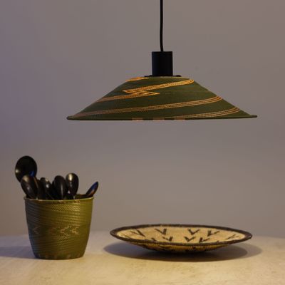 Hanging lights - ARA suspension, telephone wire lamp shade, AS'ART - AS'ART A SENSE OF CRAFTS