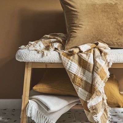 Plaids - DAISY - Plaid Gaze de coton lavée - ESSIX