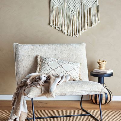 Lounge chairs - Cape Lounge Chair, Nature, Recycled Polyester - BLOOMINGVILLE MULTIBRAND HOUSE