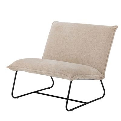 Lounge chairs - Cape Chaise de salon, Nature, Polyester Recyclé - BLOOMINGVILLE