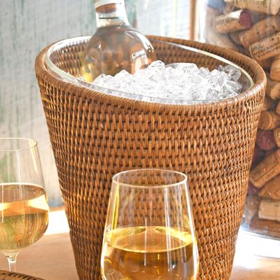 Wine accessories - Lounge natural rattan champagne bucket - PAGAN