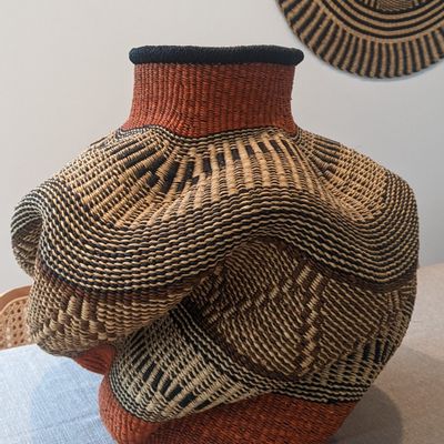 Unique pieces - Wavy Binga basket - MALKIA HOME