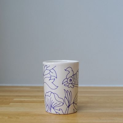 Mugs - Small Mug - Rouen decor - DES RÊVES FAÏENCERIE