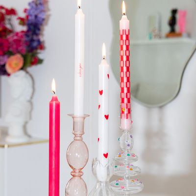 Christmas table settings - Dinner Candles "Perfect Match", set of 4 - PALETTE AMSTERDAM
