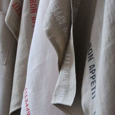 Torchons textile - BON APPETIT PURE LINEN TEA TOWELS - CHARVET EDITIONS