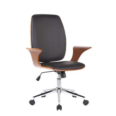 Office seating - Burbank Office Chair - Walnut/Black - VIBORR
