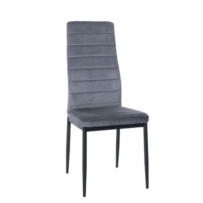 Chairs - Mayfair Velvet Chair - Light Gray - VIBORR