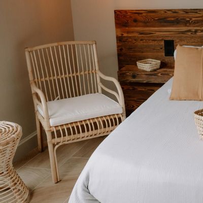 Chaises - BONDY - Chaise en rotin avec accoudoirs - HYDILE