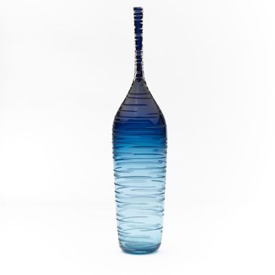 Art glass - Lumena - Horizon Steel Blue - ATELIER STOKOWSKI