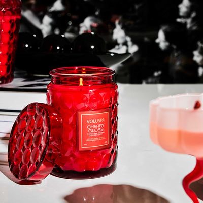 Candles - Cherry Gloss Large Jar - VOLUSPA