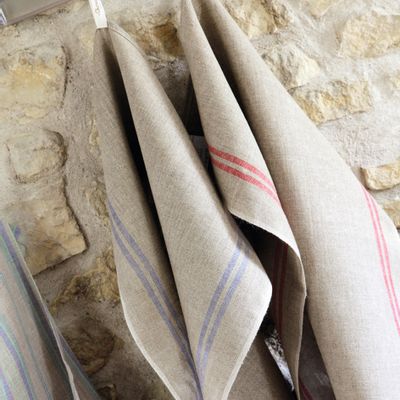 Linge d'office - TORCHON COUNTRY PUR LIN - CHARVET EDITIONS