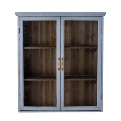 Bookshelves - Hazem Cabinet, Blue, Firwood - CREATIVE COLLECTION