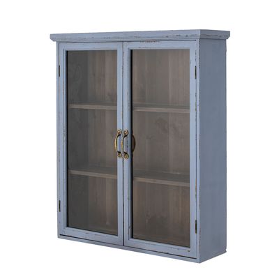 Bookshelves - Hazem Cabinet, Blue, Firwood - CREATIVE COLLECTION