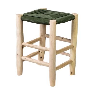 Stools - ROUCOU - Wooden stool & kak rope - HYDILE