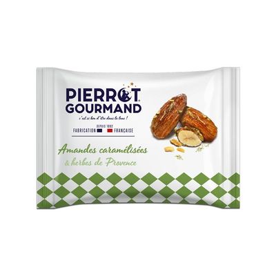 Repas pour enfant - Amandes caramélisées & herbes de Provence - Sachet de 45g - PIERROT GOURMAND