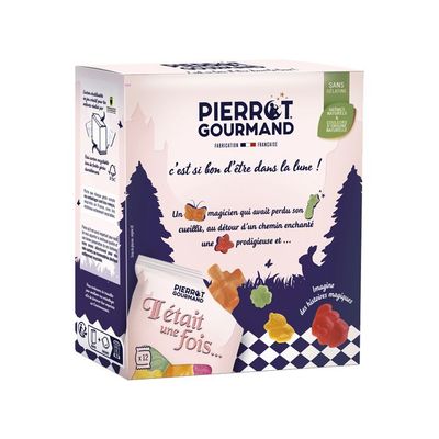 Repas pour enfant - Boîte de 12 mini-sachets de Bonbons - "Il était une fois" - PIERROT GOURMAND
