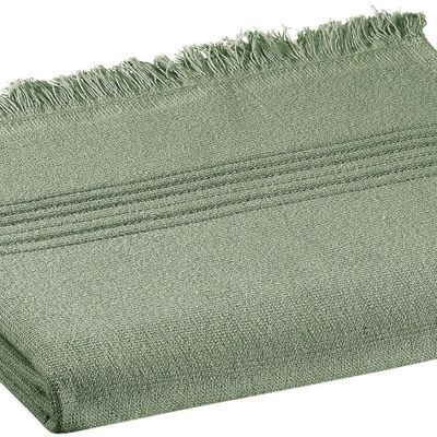Linge de lit - Drap hammam Cancun Thym 90 x 180 - MAISON VIVARAISE - SDE VIVARAISE WINKLER