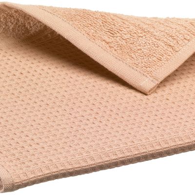 Bath towels - Abby recycled hand towel Dragée 50 X 100 - MAISON VIVARAISE – SDE VIVARAISE WINKLER
