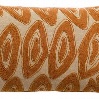 Cushions - Cushion Leya Embroidered Cuivre 30 X 50 - MAISON VIVARAISE – SDE VIVARAISE WINKLER