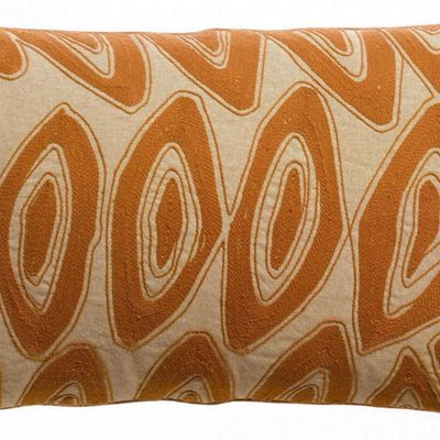 Cushions - Cushion Leya Embroidered Cuivre 40 X 65 - MAISON VIVARAISE – SDE VIVARAISE WINKLER