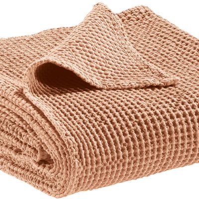 Throw blankets - Maia recycled plaid Dragée 140 X 200 - MAISON VIVARAISE – SDE VIVARAISE WINKLER